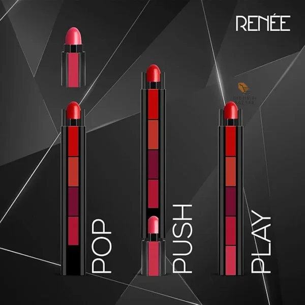 RE.NEE Fab 5 Lipstick 7.5gm Five Shades In One
