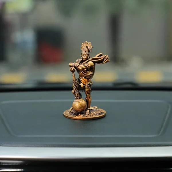 Mahakal Handi Crafts Car Dashboard Resin Bahubali Hanuman - Image 5