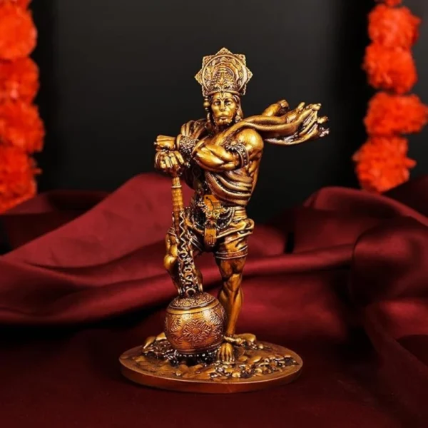Mahakal Handi Crafts Car Dashboard Resin Bahubali Hanuman - Image 6